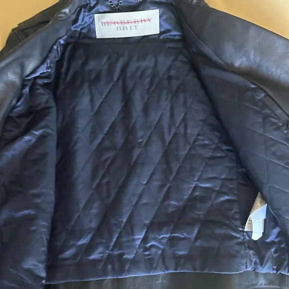 Burberry men biker jacket - Picture 7 of 9